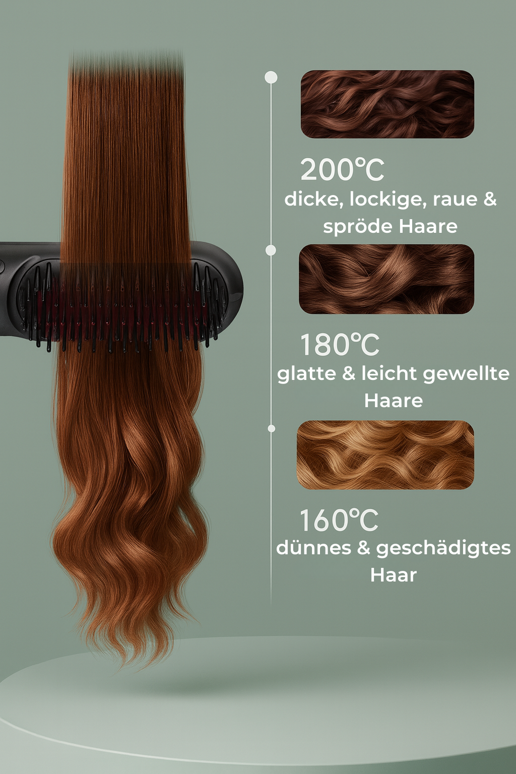 HEVIA's 2in1 Haar- & Bartkamm